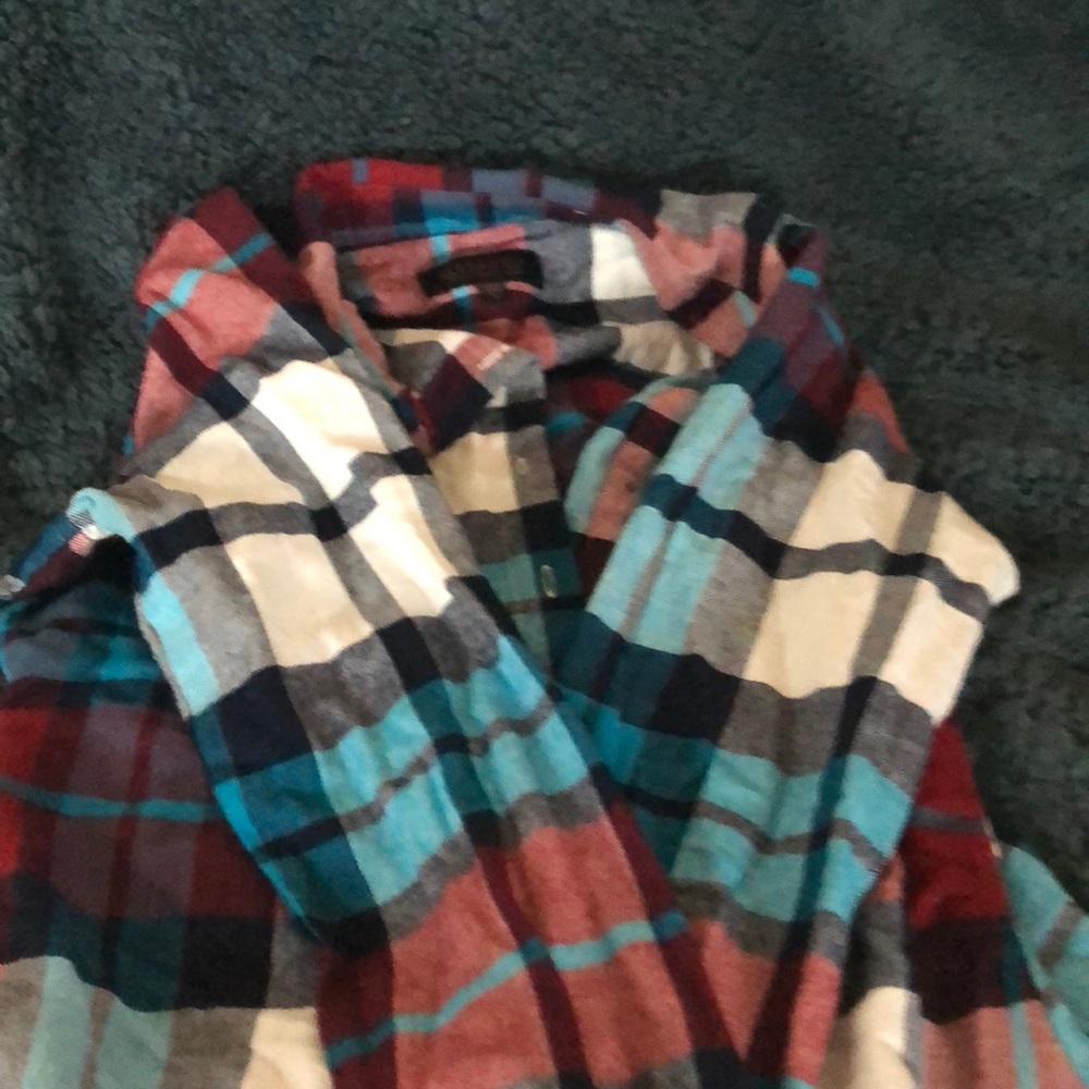 Button down flannel shirt